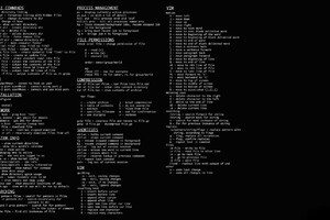 Linux Dark Command Line Wallpaper