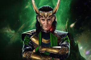Loki Artful Mischief Wallpaper