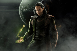 Loki Eternal Charm Persona (2048x2048) Resolution Wallpaper