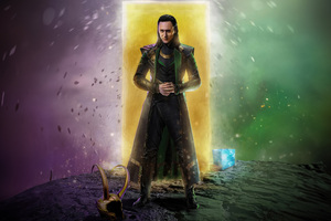 Loki Game Chaos In The Marvel Universe (2048x2048) Resolution Wallpaper