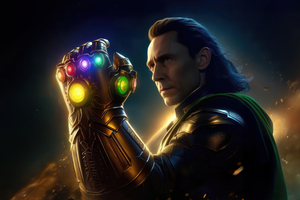 Loki Master Of The Infinity Gauntlet (2048x2048) Resolution Wallpaper