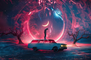 Lost In The Nebula (1280x800) Resolution Wallpaper