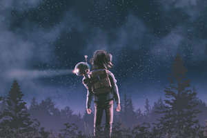 Lost In The Woods (3840x2400) Resolution Wallpaper