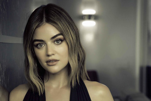 Lucy Hale Latest 2018 (1336x768) Resolution Wallpaper