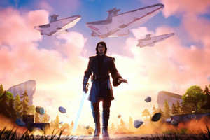 Luke Skywalker Fortnite X Star Wars Wallpaper