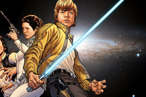 Luke Skywalker Han Solo Princess Leia Artwork