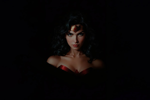Luminous Wonder Woman (2048x2048) Resolution Wallpaper
