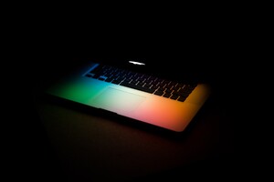 Macbook Keyboard Colorful (1024x768) Resolution Wallpaper