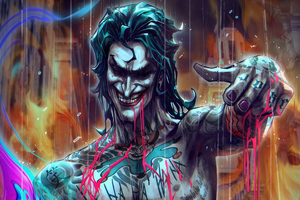 Mad Joker Artwork 4k