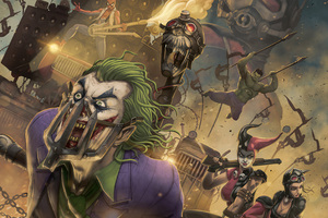 Mad Joker Fury Road 4k (1600x900) Resolution Wallpaper