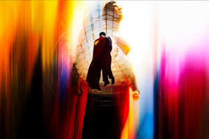 Man Of Steel Skybound Legend (1336x768) Resolution Wallpaper