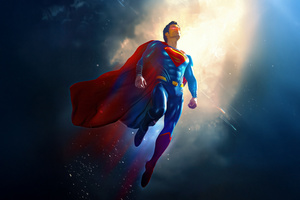 Man Of Steel The Legend Reborn (1360x768) Resolution Wallpaper