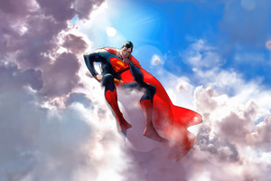 Man Of Steel Vintage Superman Comic Character (1336x768) Resolution Wallpaper