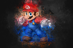 Mario Artwork 4k (320x240) Resolution Wallpaper