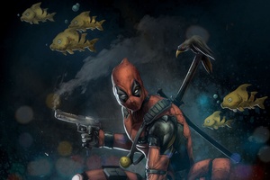 Marvel Deadpool Artwork Wallpaper