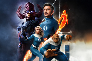 Marvel Fantastic Four First Steps (2048x2048) Resolution Wallpaper