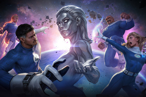 Marvel Future Fight X The Fantastic Four First Steps 2025 (2880x1800) Resolution Wallpaper