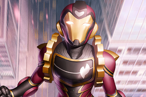 Marvel Ironheart 2020 (2048x2048) Resolution Wallpaper