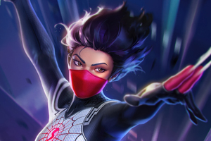 Marvel Silk In Contest Of Champions (2560x1024) Resolution Wallpaper