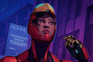 Marvel Snap Lady Iron Girl (2560x1440) Resolution Wallpaper