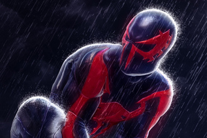 Marvel Spiderman 2099 (2932x2932) Resolution Wallpaper