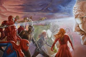Marvel Stan Lee 4k (1336x768) Resolution Wallpaper