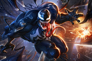 Marvel Super War Venom (2048x2048) Resolution Wallpaper