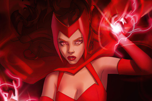 Marvel Women Scarlet Witch 4k