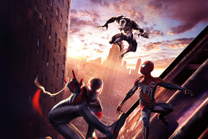 Marvels Spider Man 2 Game 2024 Wallpaper