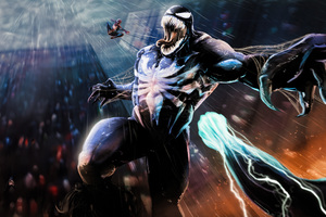 Marvels Spider Man Vs Venom (320x240) Resolution Wallpaper