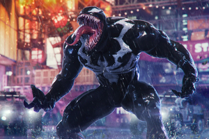 Marvels Spiderman 2 Venom 4k Wallpaper