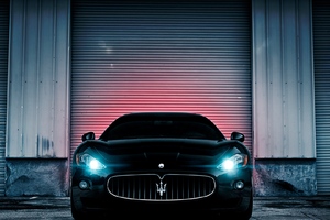 Maserati Lights (1336x768) Resolution Wallpaper