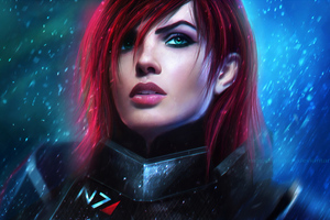 Mass Effect Andromeda Girl 4k (2048x2048) Resolution Wallpaper