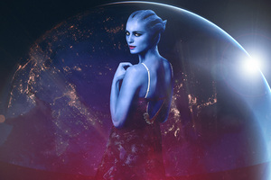 Mass Effect Andromeda Scifi Girl 4k