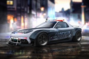 Mazda Rx7 Police