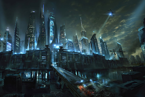 Mazer Runner Death Cure City Concept 4k