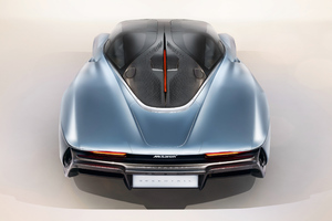 McLaren Speedtail 2018 Rear View 4k (320x240) Resolution Wallpaper