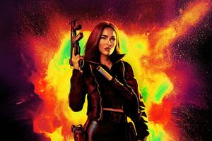 Megan Fox As Gina In The Expendables 4 (1024x768) Resolution Wallpaper
