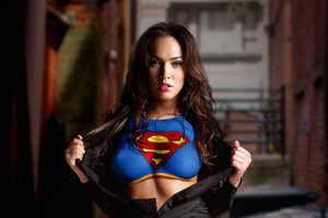 Megan Fox As Supergirl Wallpaper