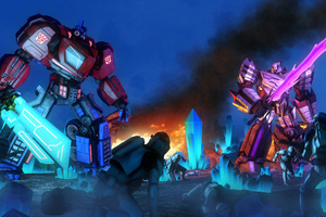 Megatron Optimus Prime Transformers 4k (1920x1200) Resolution Wallpaper