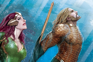 Mera Aquaman Art Wallpaper
