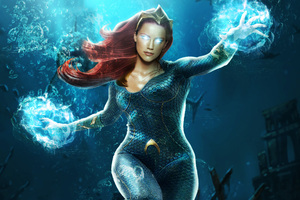 Mera Aquaman Movie Poster Wallpaper