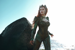 Mera Cosplay The Ocean Empress (1360x768) Resolution Wallpaper