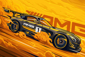 Mercedes Amg Gtr Legend Of Speed Wallpaper