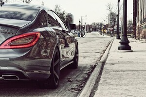 Mercedes CLS Tail Light Wallpaper