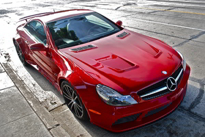 Mercedes MB SL65 Red (2560x1080) Resolution Wallpaper