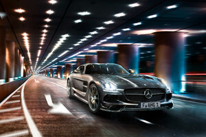 Mercedes SLS CGI Wallpaper