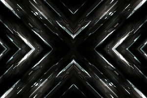 Metal Symmetry Fractal Wallpaper