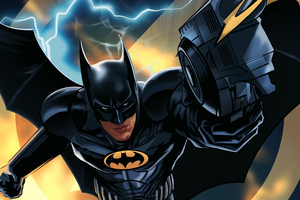 Michael Keaton As Batman In The Flash 2023 Wallpaper