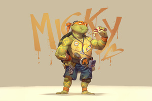 Michelangelo Teenage Mutant Ninja Turtles 4k Wallpaper